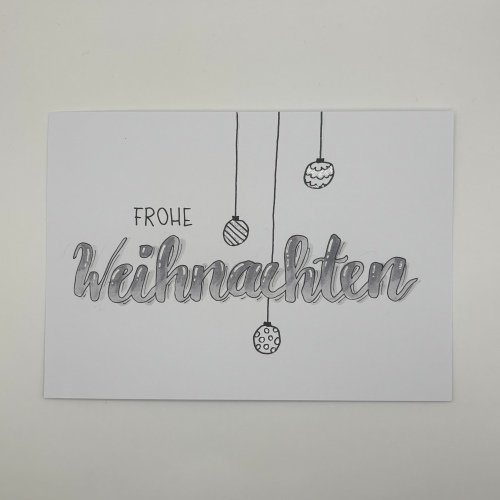 Frohe Weihnachten Kugeln