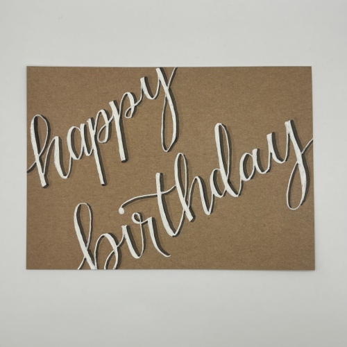 Happy Birthday braun